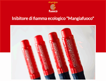 Tablet Screenshot of mangiafuoco.it