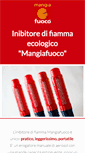 Mobile Screenshot of mangiafuoco.biz