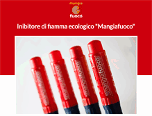 Tablet Screenshot of mangiafuoco.biz